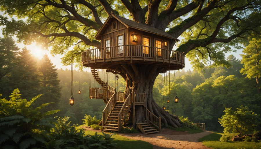 Réserver une cabane dans les arbres pour prendre de la hauteur